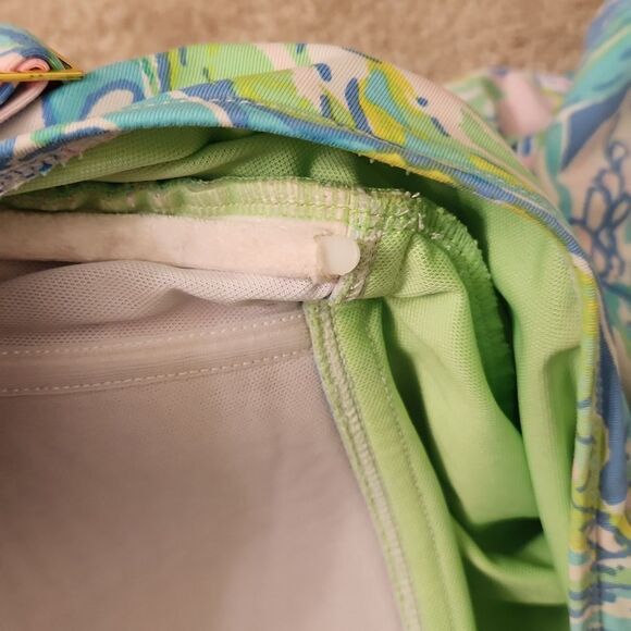 Lilly Pulitzer Flamenco One Piece Swimsuit w/ Removable Strap Size 4 - Picture 8 of 10